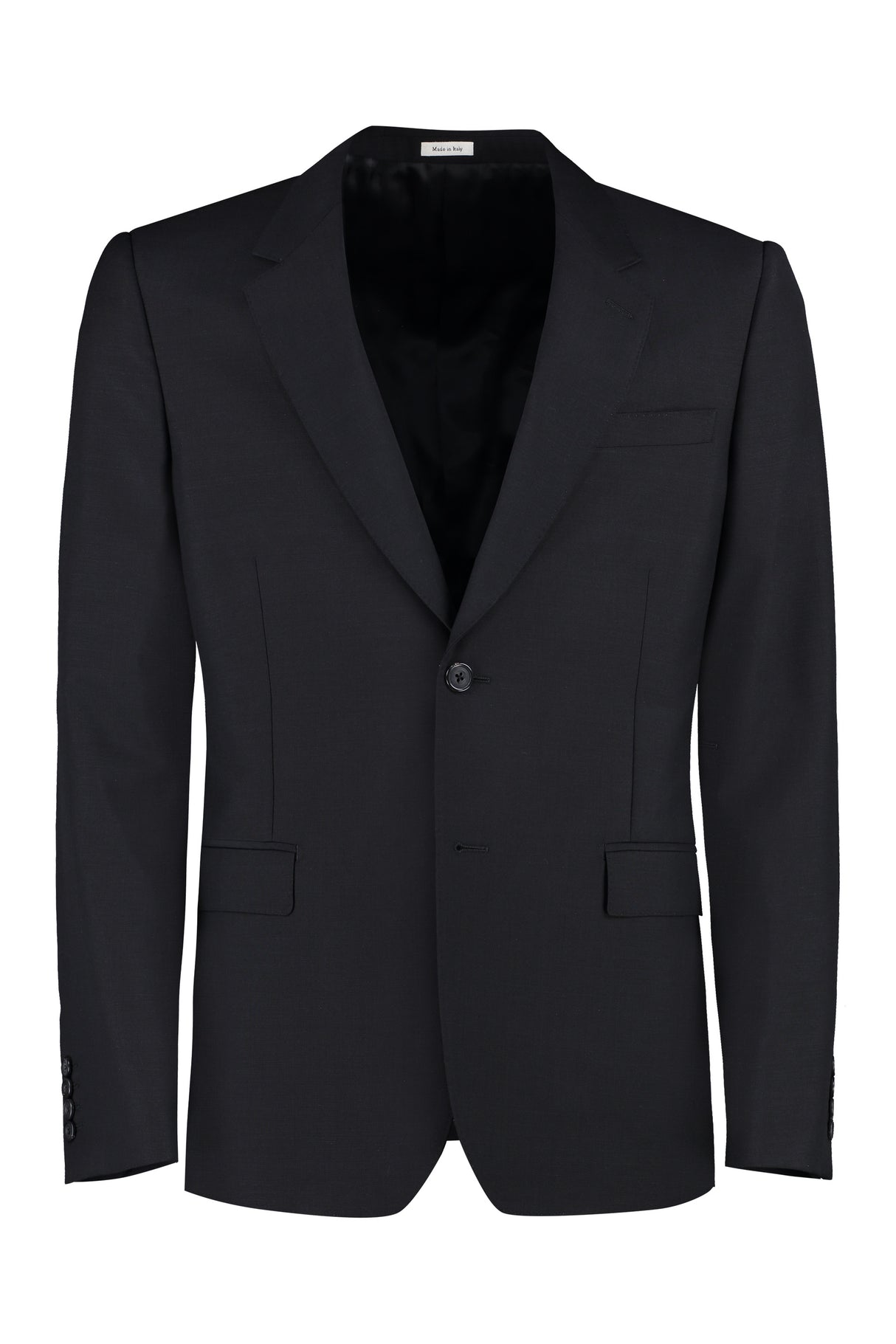 ALEXANDER MCQUEEN Men's Single-Breasted Mohair and Wool Jacket for SS23