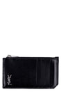 SAINT LAURENT Tiny Cassandre Logo Plaque Purse for Men - FW23 Collection