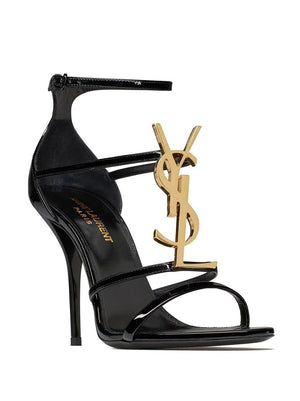 SAINT LAURENT Cassandra Open Toe Sandals with Stiletto Heel - 10cm