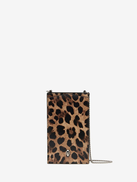 ALEXANDER MCQUEEN Chic Mini Phone Case with Chain Strap