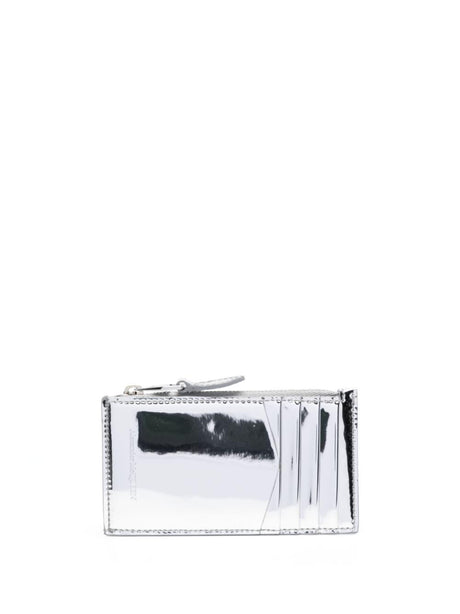 ALEXANDER MCQUEEN Gray Small Skull Card Holder