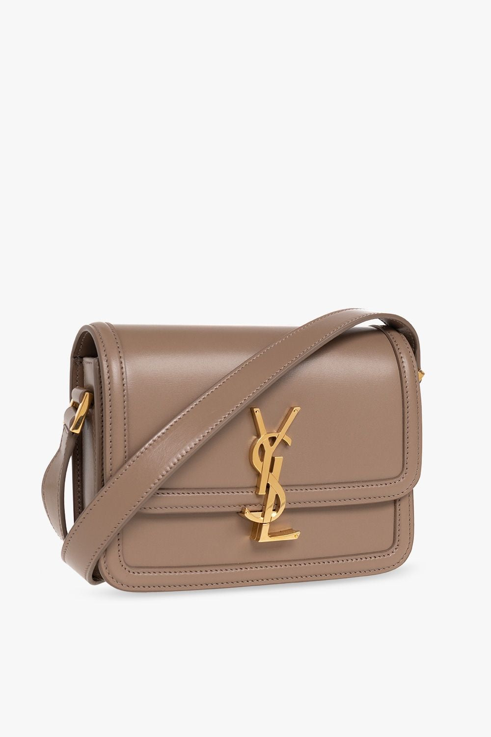 SAINT LAURENT Luxurious Taupe Calf Skin Bag for Fashion-Forward Women in FW22