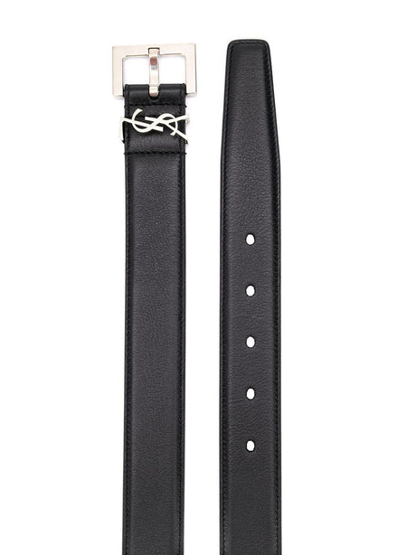 SAINT LAURENT Logo Metal Belt