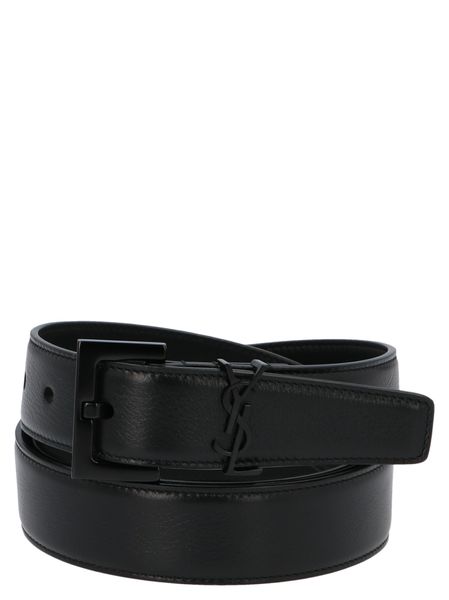 SAINT LAURENT Classic Leather Belt - Fall/Winter 2024