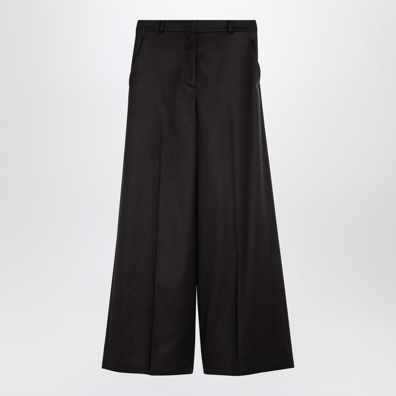 STELLA MCCARTNEY High-Waisted Flannel Flare Pants