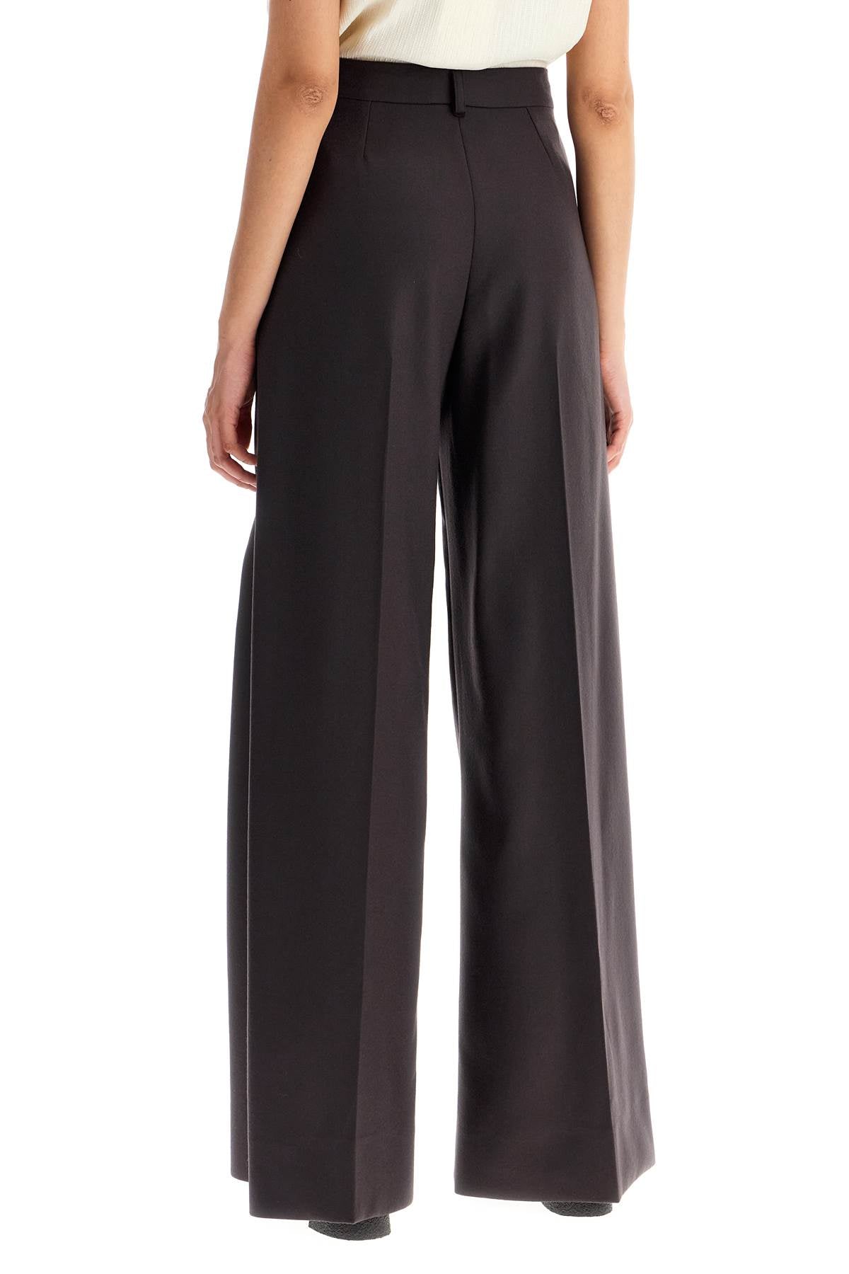 STELLA MCCARTNEY High-Waisted Flannel Flare Pants