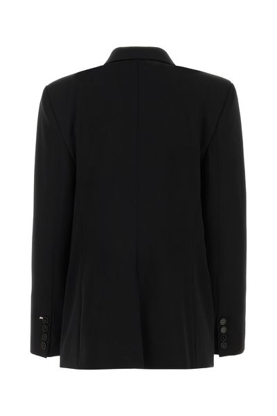 STELLA MCCARTNEY Stylish Eco-Friendly Wool Black Blazer for Women