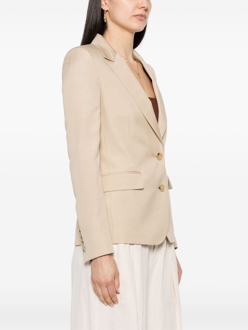 STELLA MCCARTNEY Timeless Elegance: Sand Beige Blazer for Women