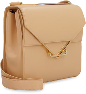 BOTTEGA VENETA The Must-Have Beige Leather Crossbody Bag for Women