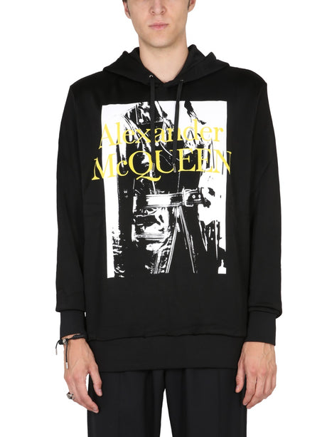 ALEXANDER McQUEEN Men's Stylish Sweatshirt with Atelier Print