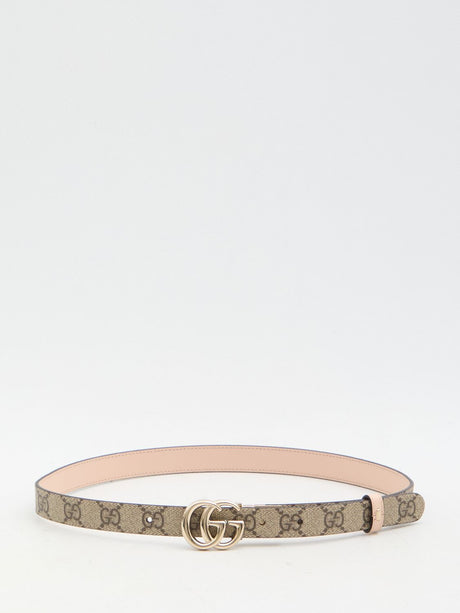 GUCCI Reversible Mini Belt with Double G Buckle