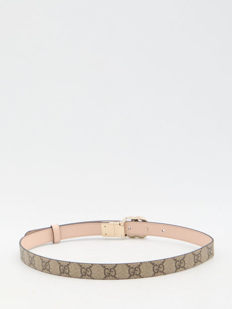 GUCCI Reversible Mini Belt with Double G Buckle