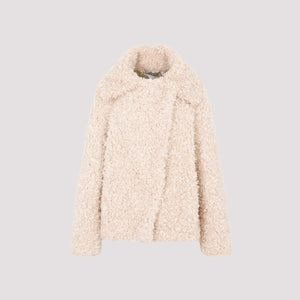 STELLA MCCARTNEY Oversized Panna Vegan Fur Jacket for Women - FW23