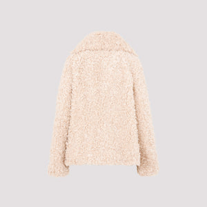 STELLA MCCARTNEY Oversized Panna Vegan Fur Jacket for Women - FW23