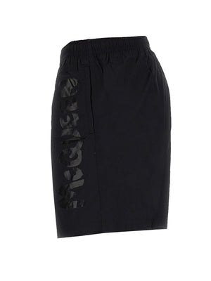 ALEXANDER MCQUEEN Men's Graffiti Logo Mini Swimsuit