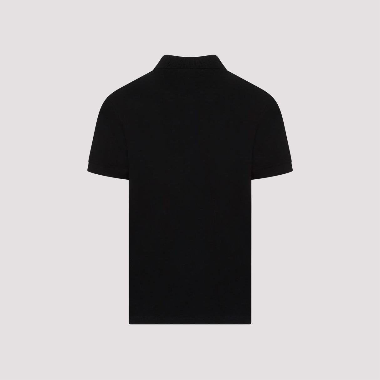 ALEXANDER MCQUEEN Black Graffiti Polo for Men