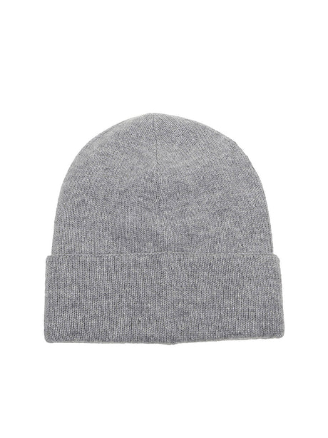 ALEXANDER MCQUEEN Logo Embroidered Cashmere Beanie