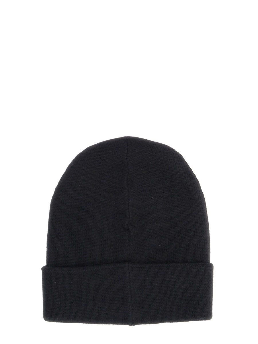 ALEXANDER MCQUEEN Ribbed Knit Logo Hat for Men - FW22 Collection