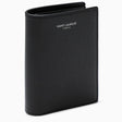 Black Vertical Bi-Fold Wallet for Men by Saint Laurent