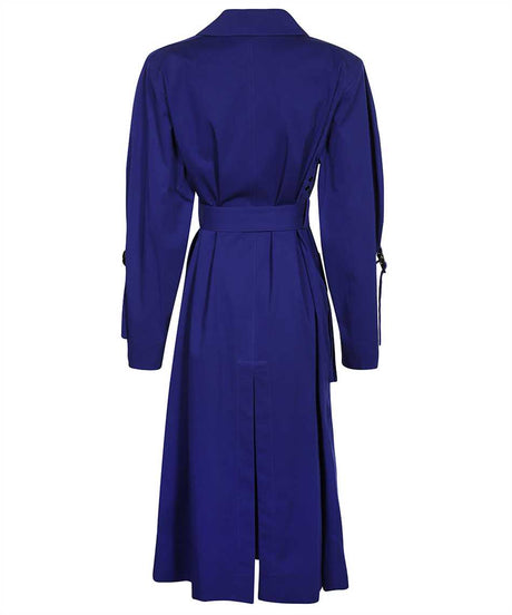 STELLA MCCARTNEY Blue Long Trench Jacket for Women - SS23 Collection