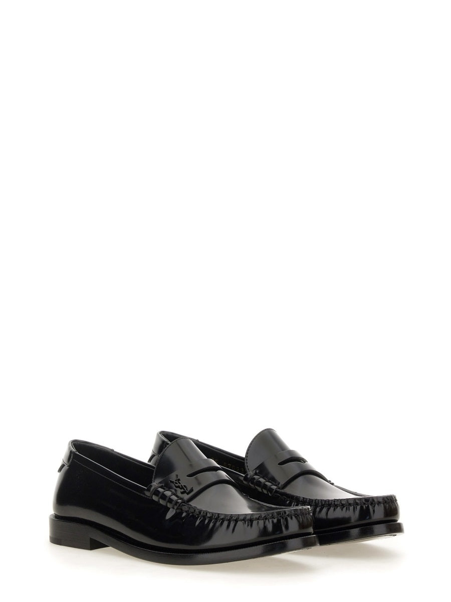 SAINT LAURENT Women's Leather Loafers