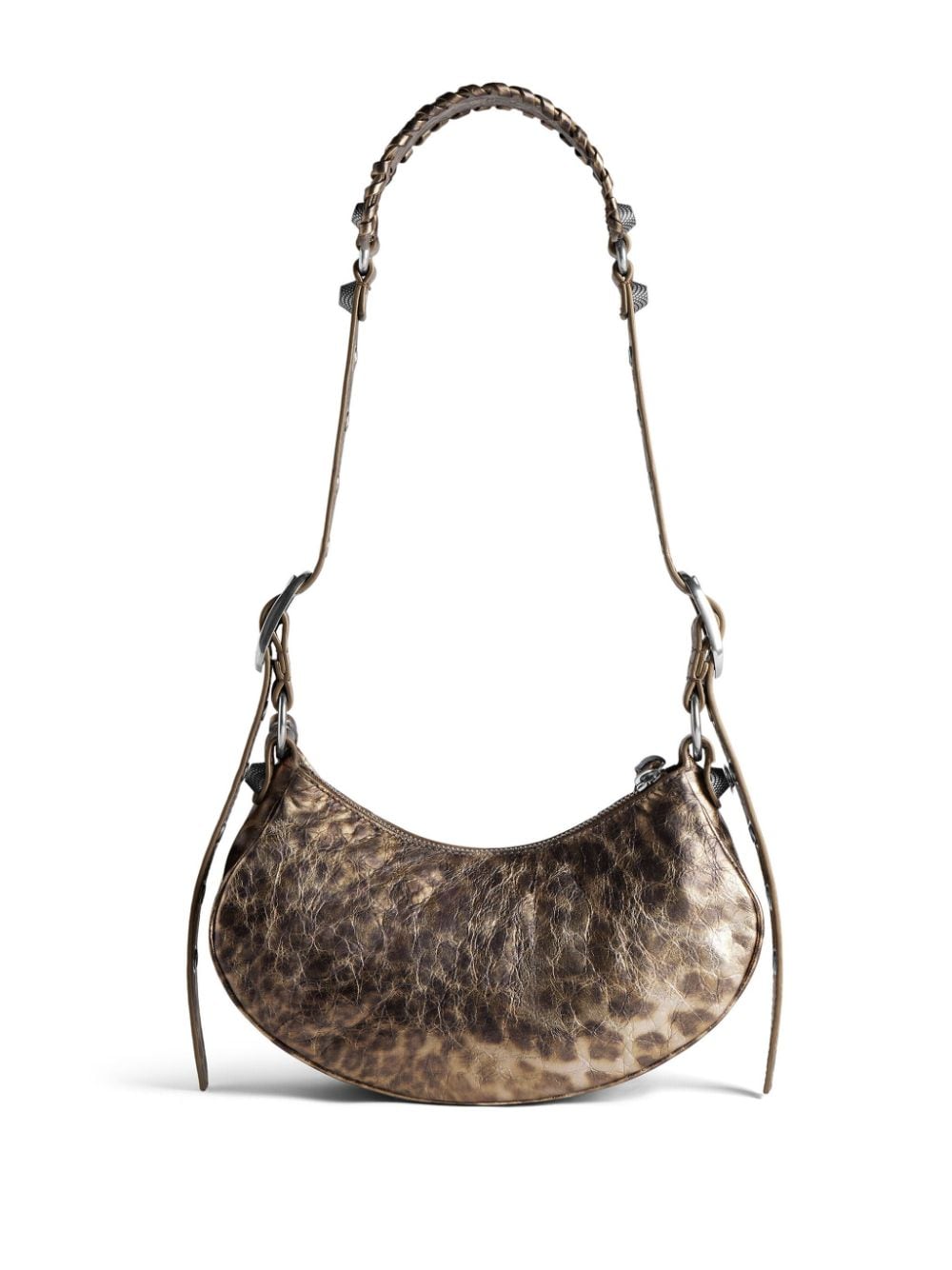 BALENCIAGA Le Cagole XS Shoulder Handbag - Noughties-Inspired Leopard Print Luxury