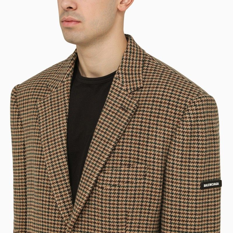 BALENCIAGA Houndstooth Men's Jacket - SS24