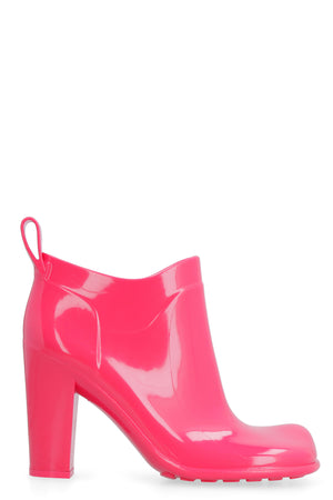 Giày Boot Mũi Vuông Màu Hồng Fuchsia Cho Nữ | FW21