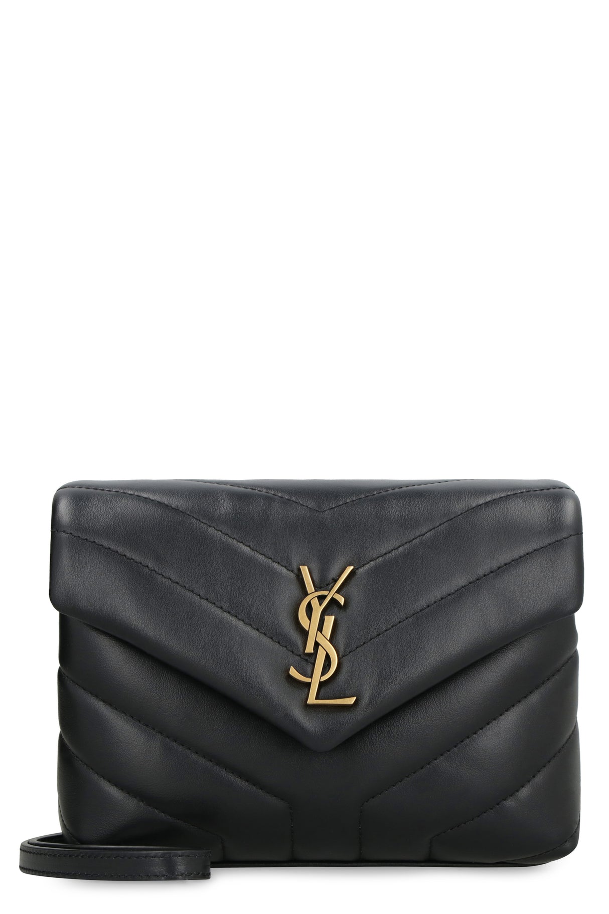 SAINT LAURENT Leather-Coloured Crossbody Handbag for Women | FW22