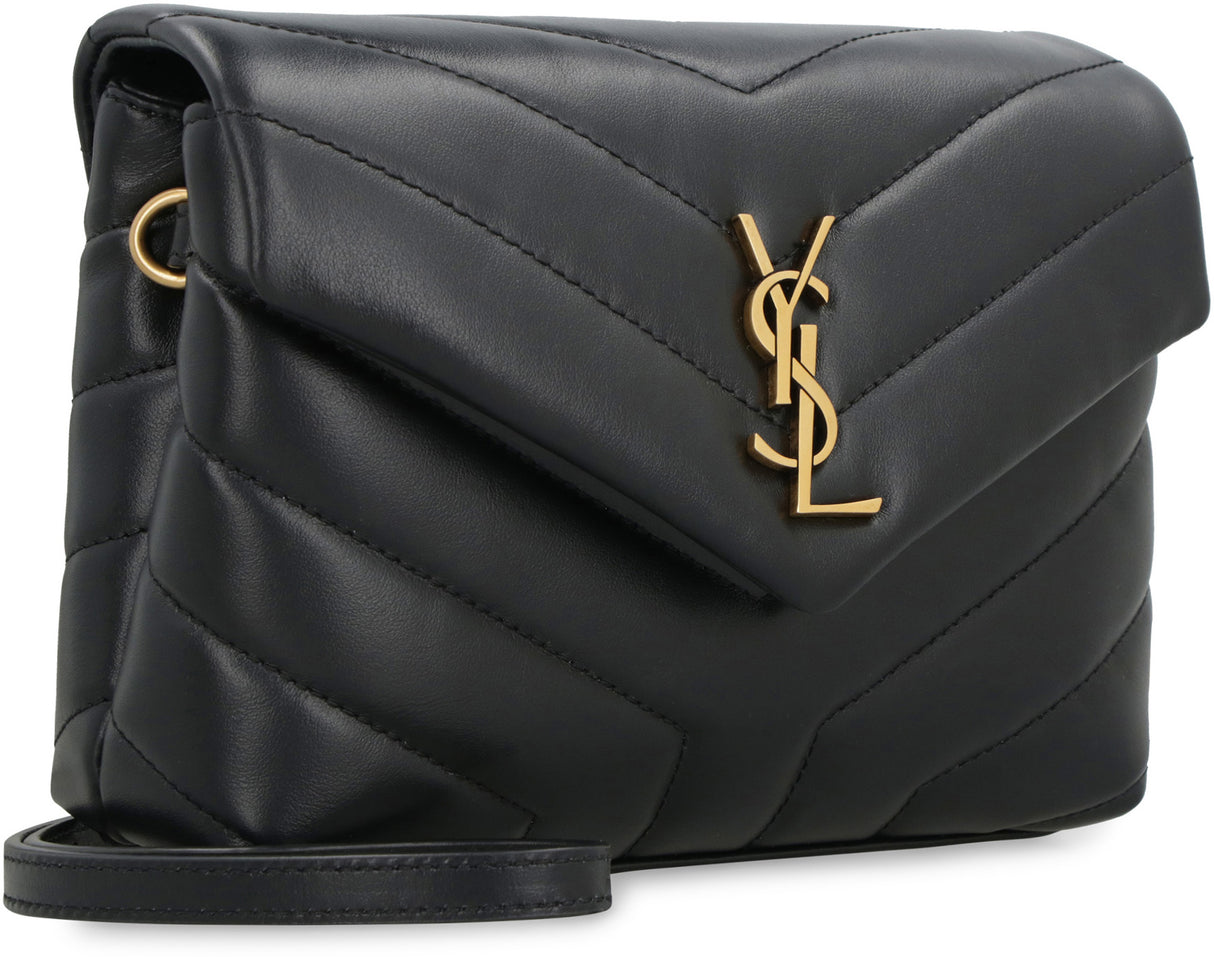 SAINT LAURENT Leather-Coloured Crossbody Handbag for Women | FW22