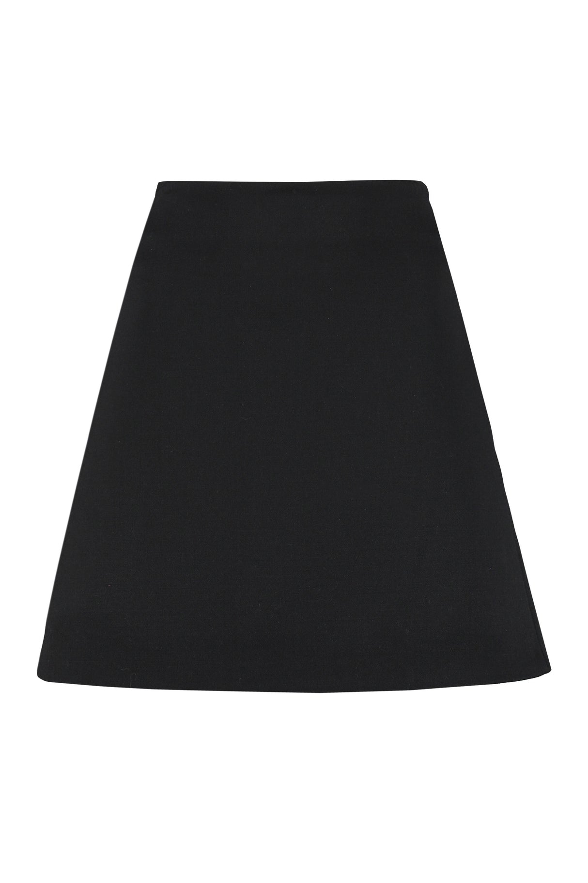 BOTTEGA VENETA Black Wool Mini Skirt for Women from Salon 02 Collection