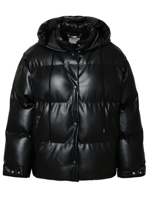 STELLA MCCARTNEY Urban Sophistication: The Rebellious Charm of the Black Raffia Technical Jacket