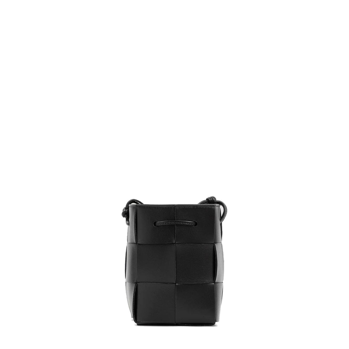 BOTTEGA VENETA Mini Leather Bucket Handbag W:3.5" H:5.5" D:3.5"