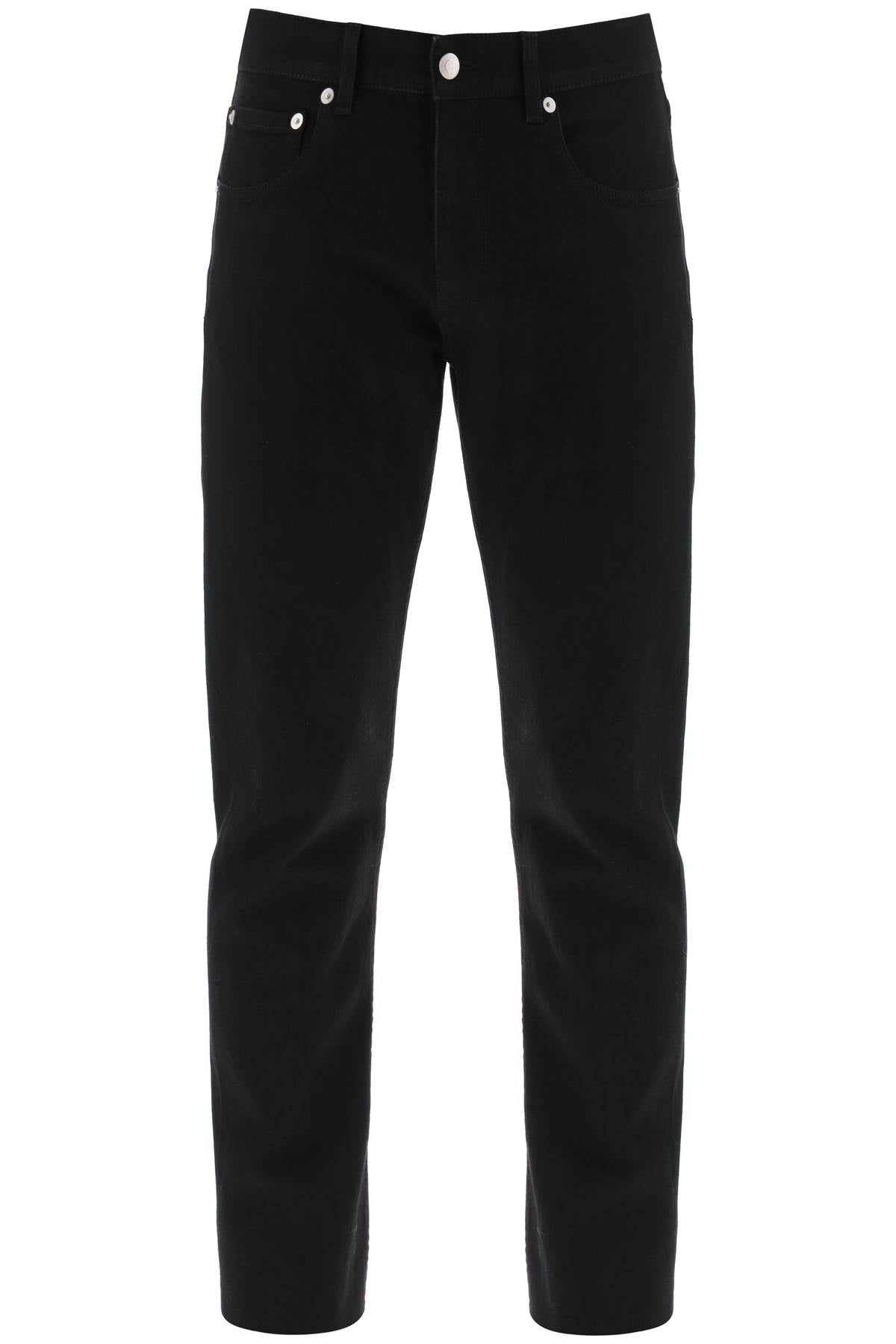 ALEXANDER MCQUEEN Slim Fit Graffiti Jeans for Stylish Men