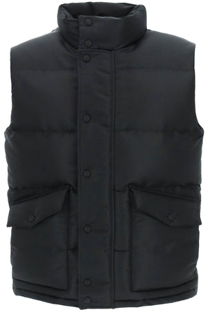 ALEXANDER MCQUEEN Men's Black Puffer Field Vest for FW23