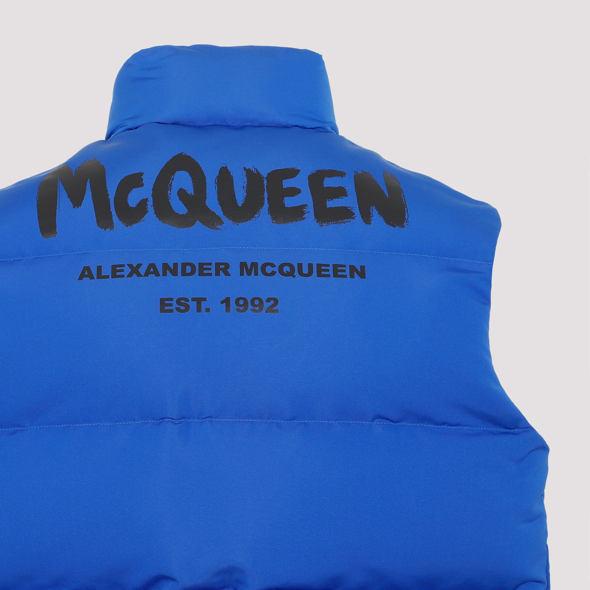 ALEXANDER MCQUEEN FW22 Men's Padded Vest in Blue