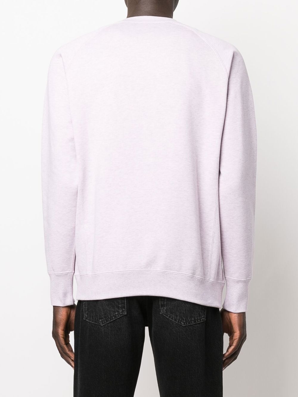 SAINT LAURENT Lilac Oversized Empellished Sweatshirt for Men