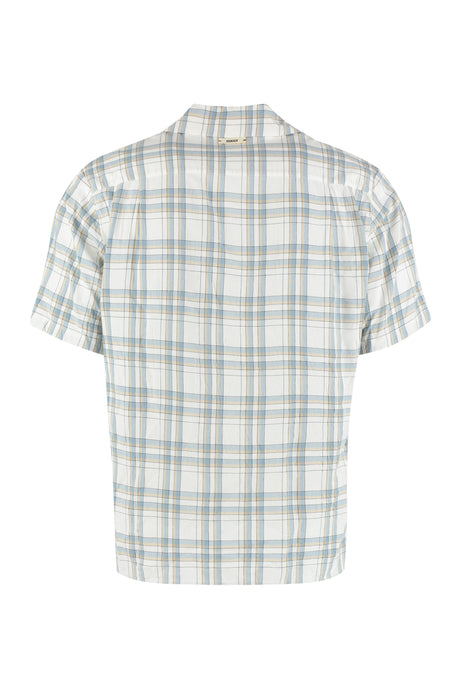 GUCCI Check Motif Short Sleeved Shirt for Men - FW22 Collection