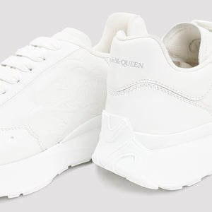 ALEXANDER MCQUEEN Sprint Runner Leather Sneaker - White