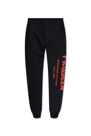 ALEXANDER MCQUEEN Graffiti Print Joggers for Men