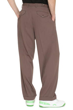 GUCCI Classic Men's Vintage Wool Pants - FW22 Collection