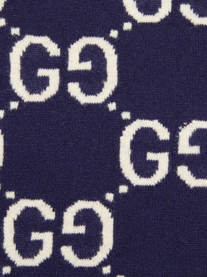 GUCCI Blue Men's Sweater for the 2024 Season