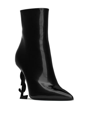 SAINT LAURENT Sleek Pointy Toe Ankle Boots for Women