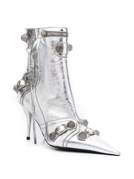 Đôi giày cao cổ bóng bạc đẹp mắt cho phụ nữ mùa thu/xuân '24