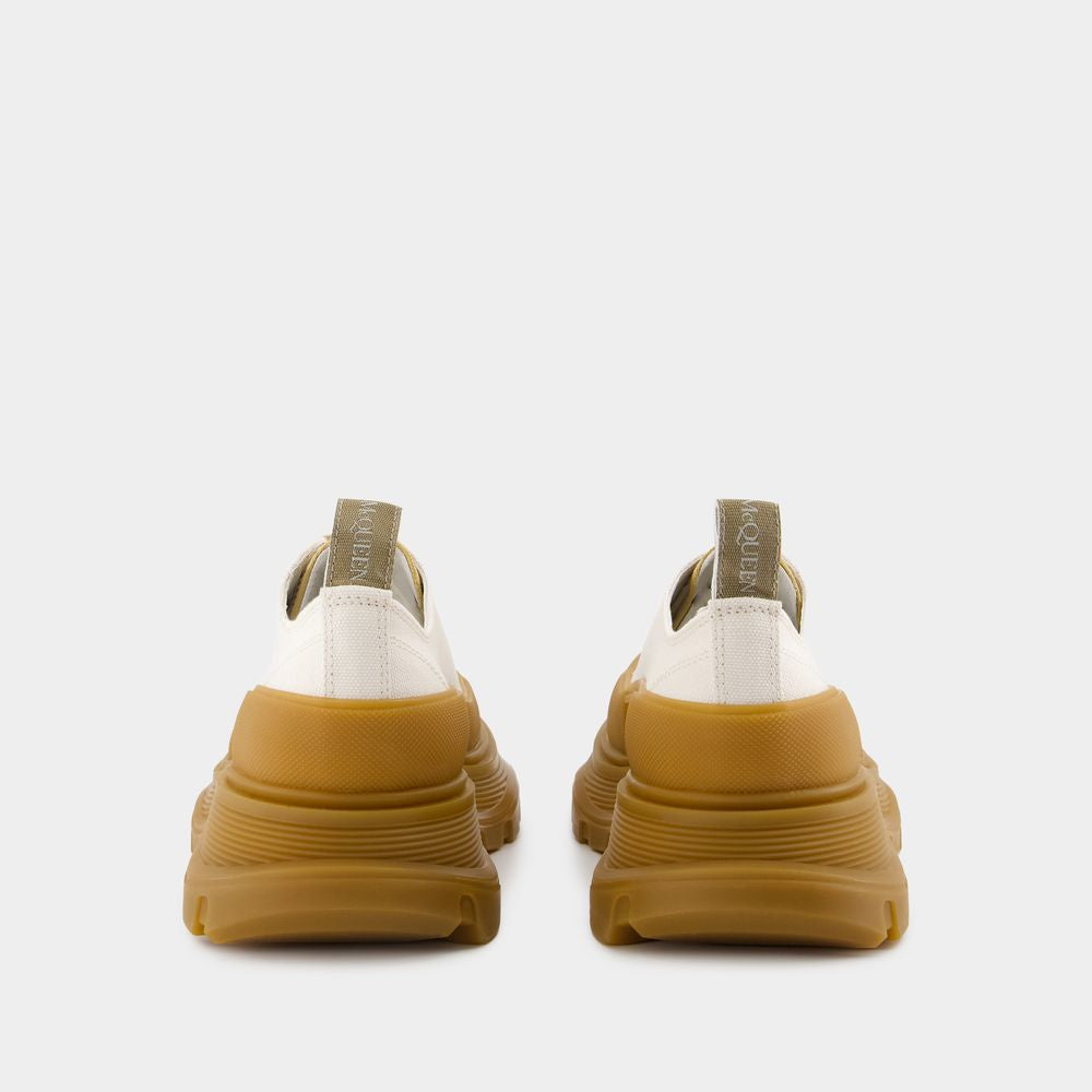 ALEXANDER MCQUEEN Women's Tan Tread Sneakers for SS24