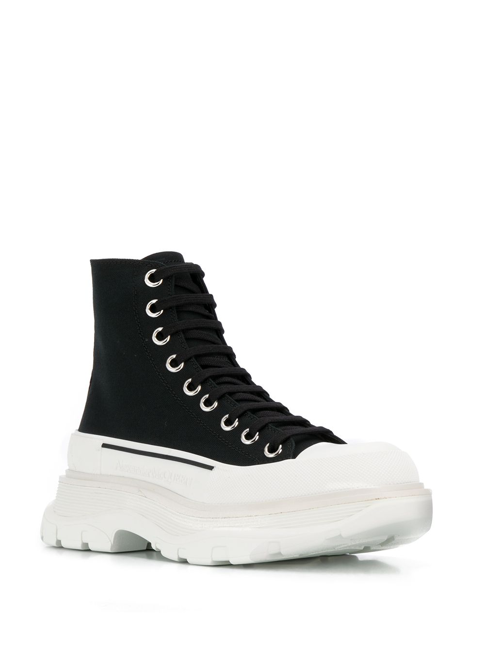 ALEXANDER MCQUEEN Black 23FW High-Top Shoe for Women