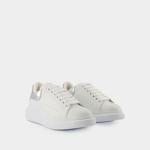 ALEXANDER MCQUEEN Oversized Designer White Sneakers for Women