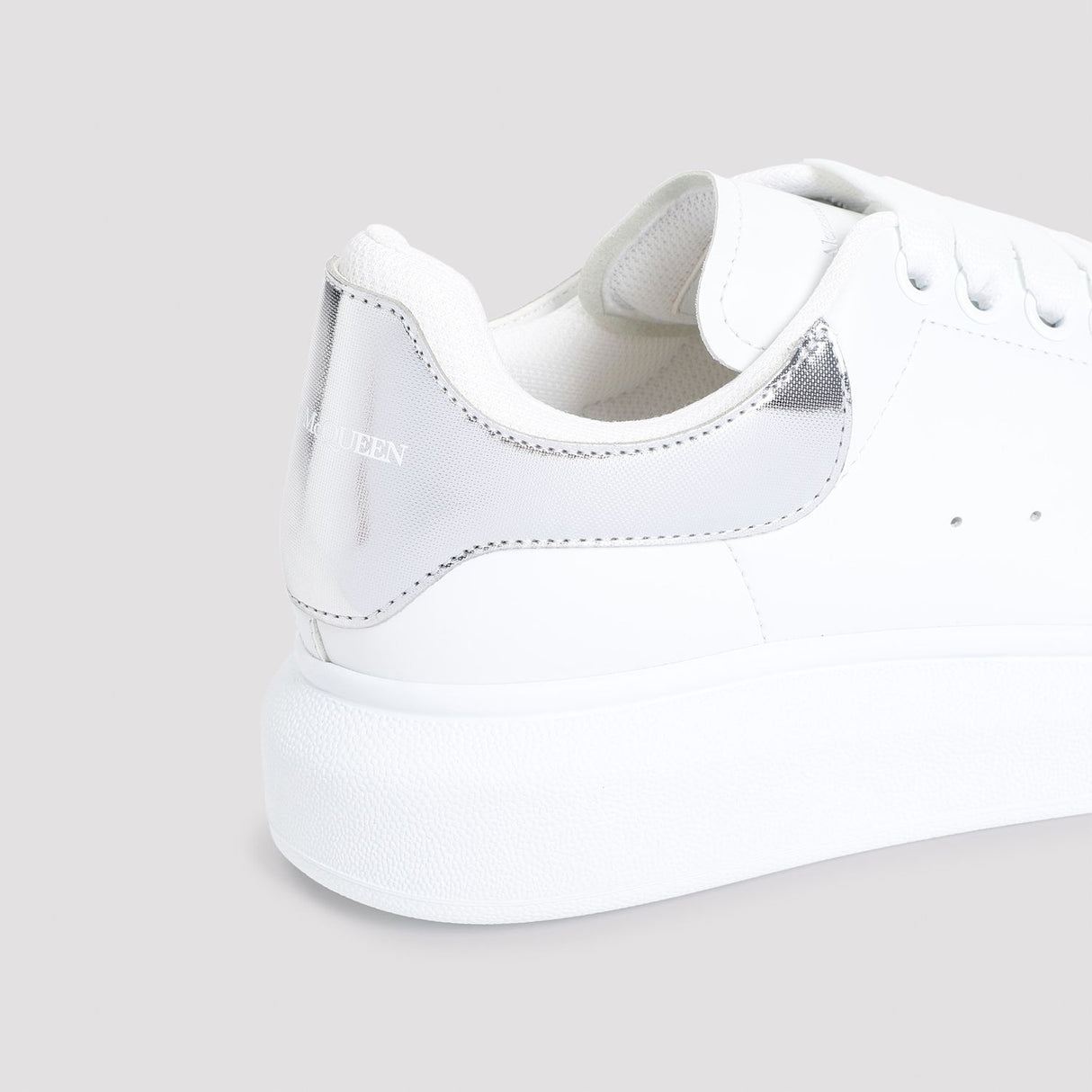 ALEXANDER MCQUEEN Oversized Designer White Sneakers for Women