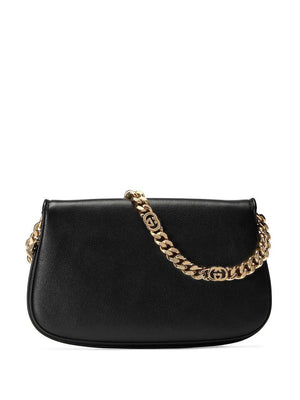 GUCCI Mini Shoulder Handbag with Gold Accent