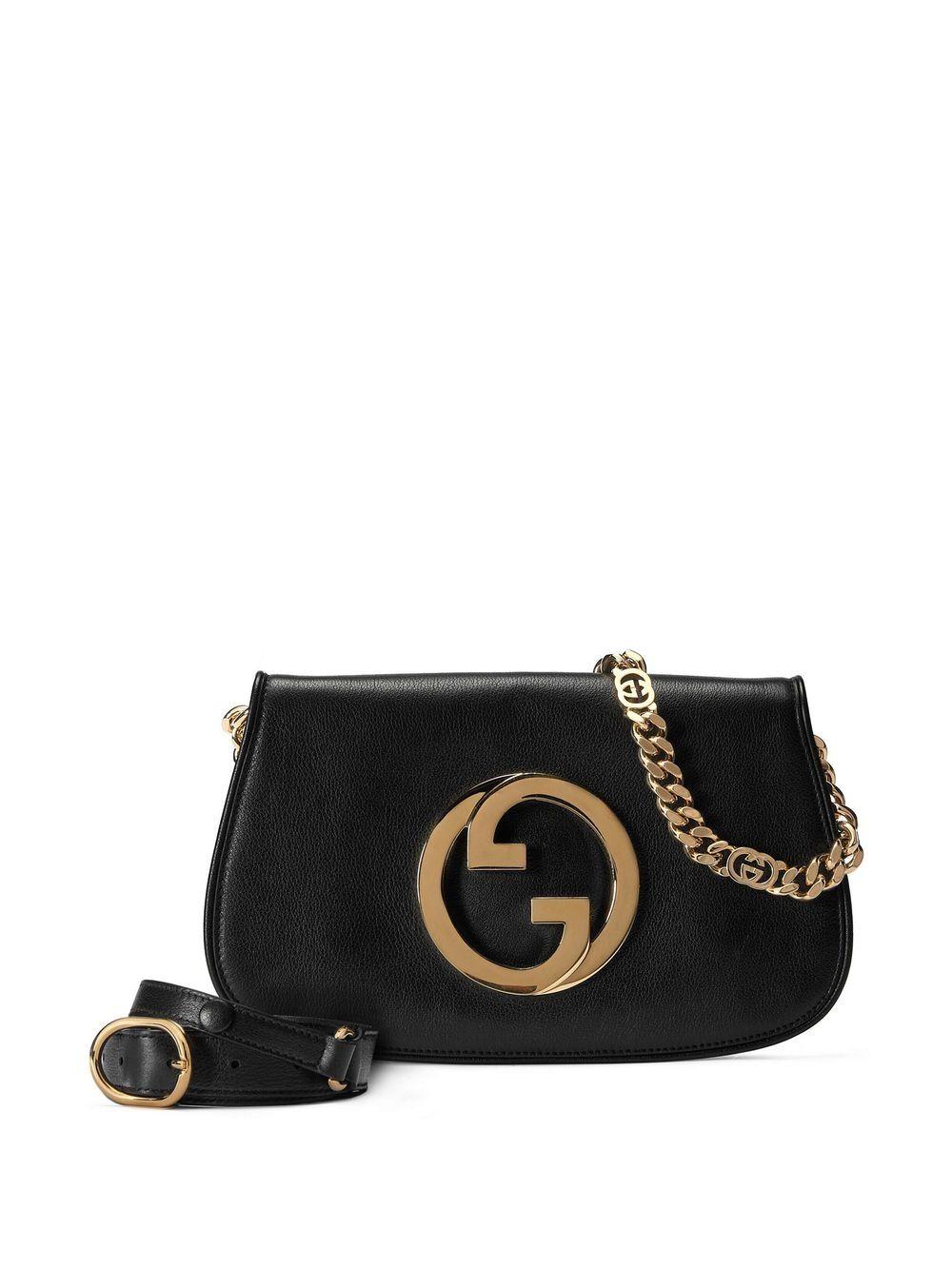 GUCCI Mini Shoulder Handbag with Gold Accent